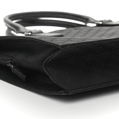 Gucci Nylon Monogram Executive Bag Black 9 of 11
