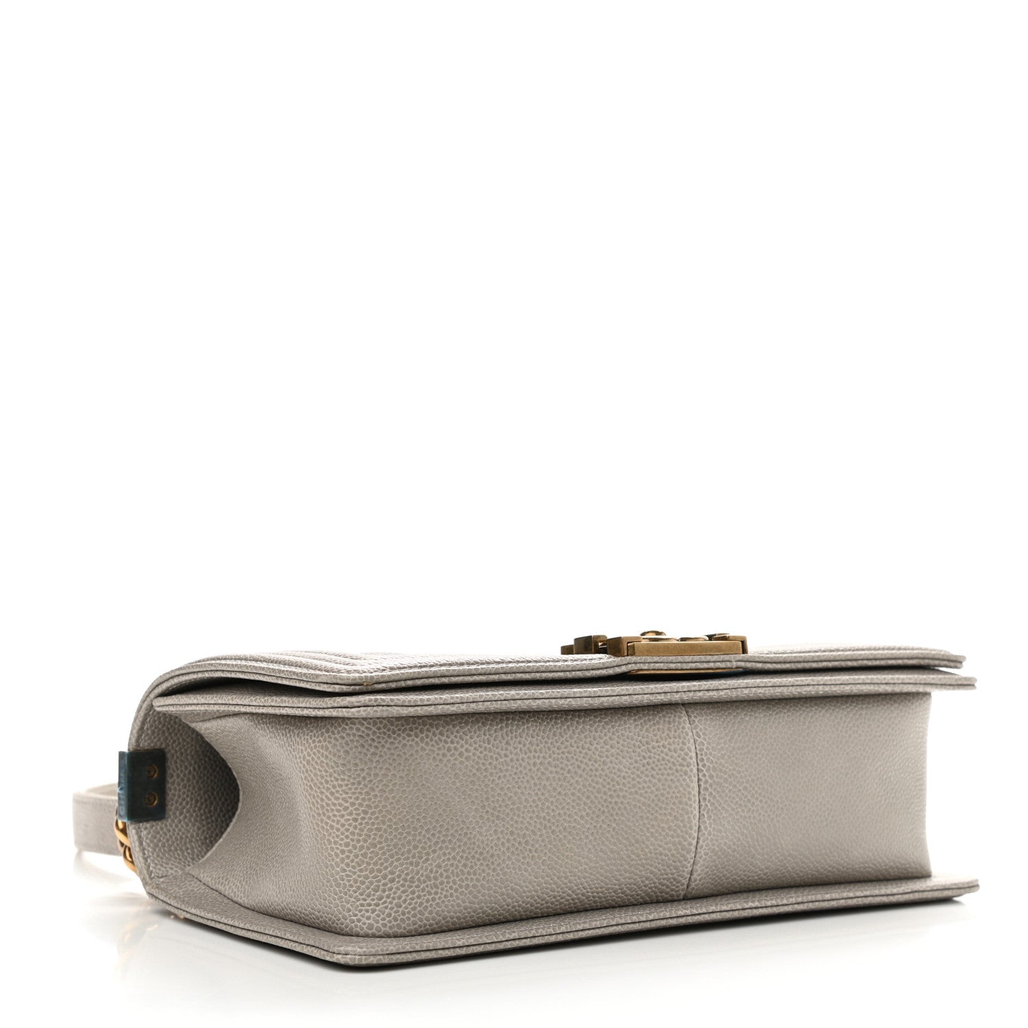 Chanel Caviar Quilted Medium Boy Flap Light Grey 3 of 10