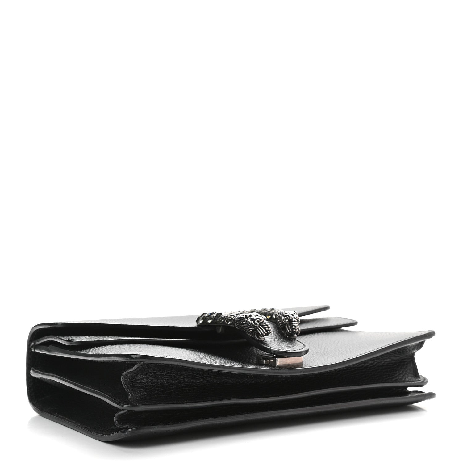Gucci Pebbled Calfskin Small Dionysus Shoulder Bag Black 4 of 9