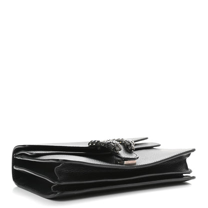 Gucci Pebbled Calfskin Small Dionysus Shoulder Bag Black 4 of 9