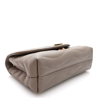 Louis Vuitton Calfskin LV New Wave Chain Bag Taupe 4 of 9