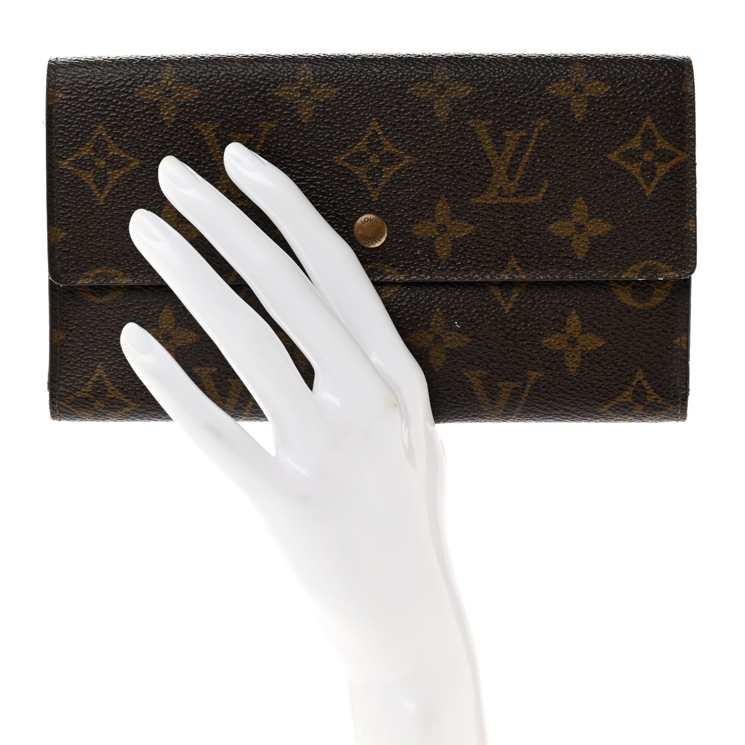 Louis Vuitton Monogram Porte Tresor International Wallet 2 of 9