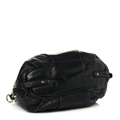 Prada Soft Calfskin Hobo Black 4 of 21