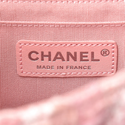 Chanel Tweed Braid Mini Reissue Square Flap Pink 7 of 17