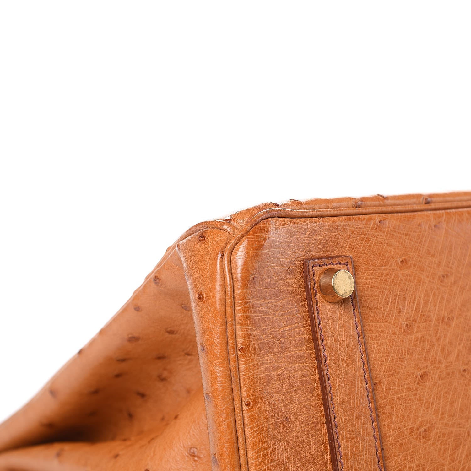 Hermes Ostrich Birkin 35 Gold 29 of 38