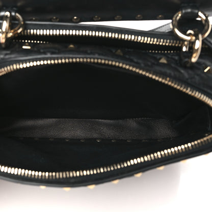 Valentino Garavani Nappa Rockstud Spike Shoulder Bag Black 5 of 11