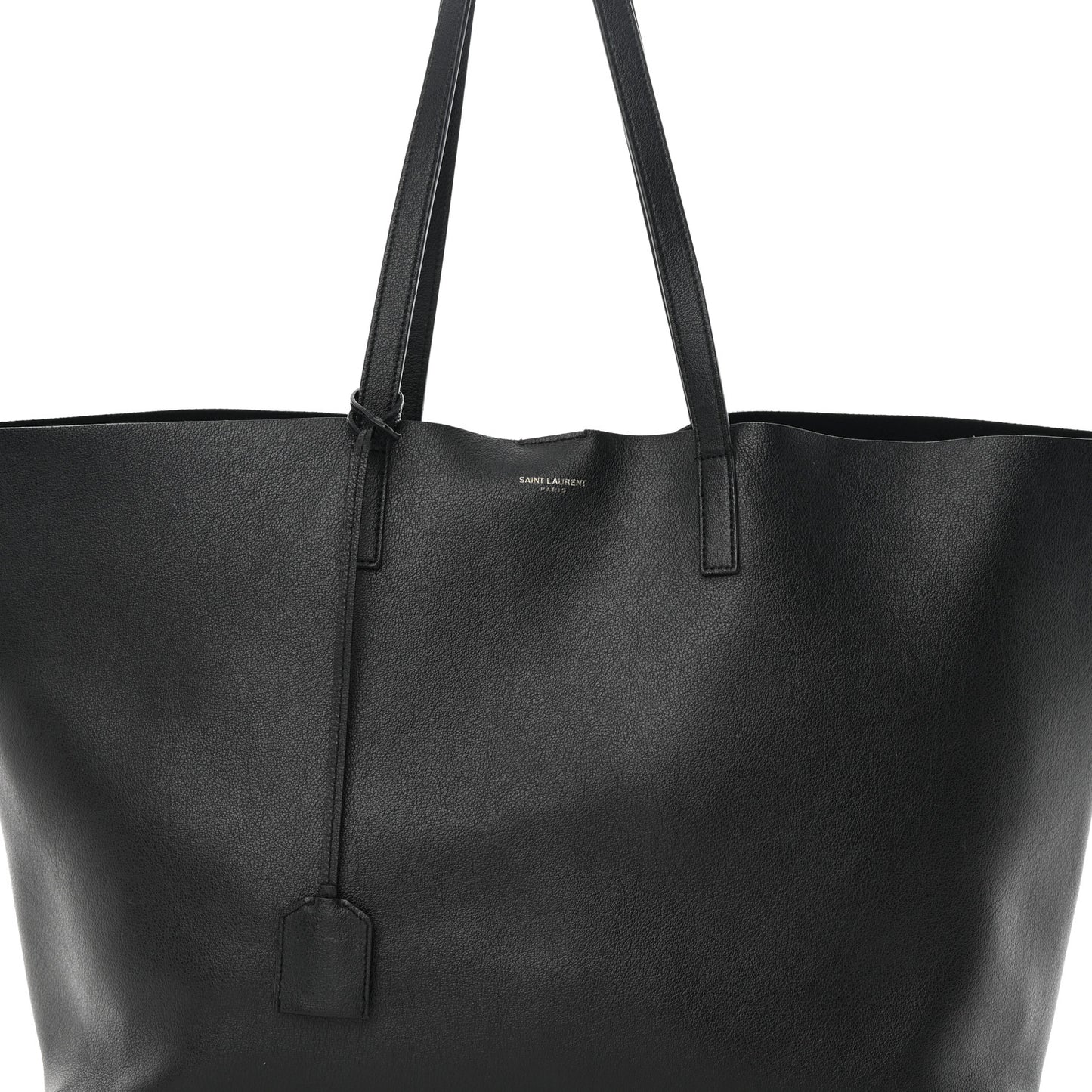 Calfskin Large Shopping Tote Black