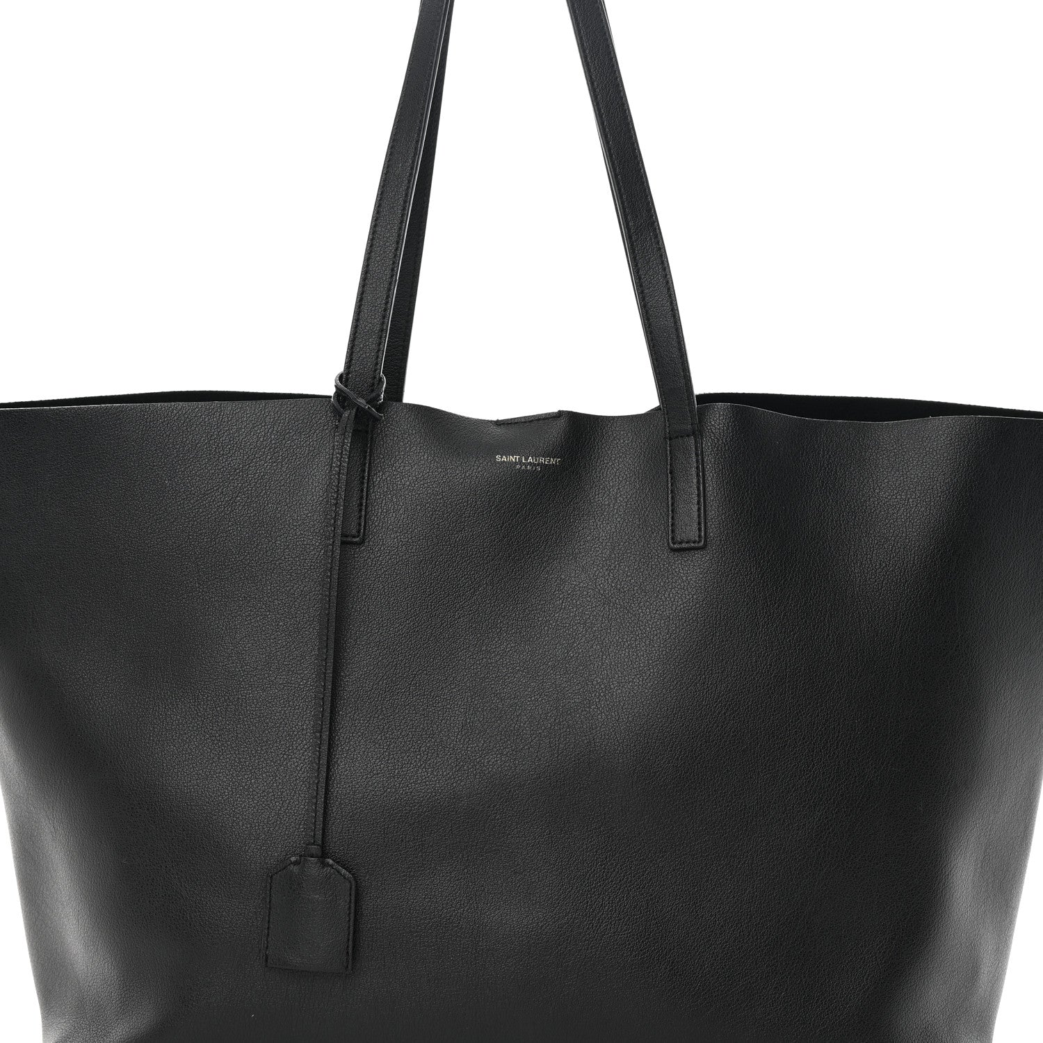 Saint Laurent Calfskin Large Shopping Tote Black 9 of 20