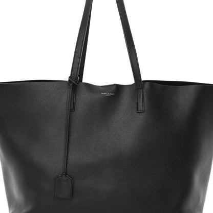Saint Laurent Calfskin Large Shopping Tote Black 9 of 20