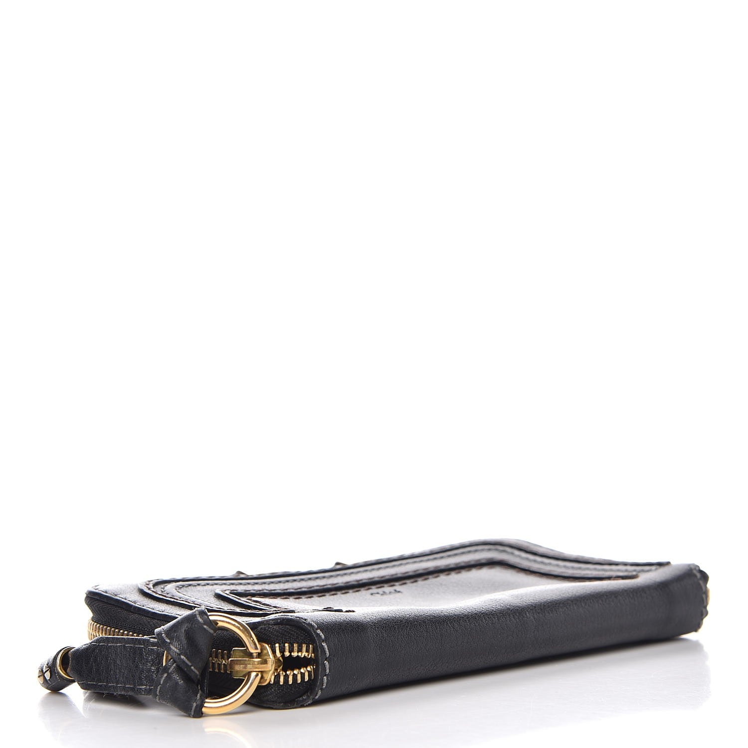Chloe Grained Calfskin Marcie Long Zip Around Wallet Black 4 of 8