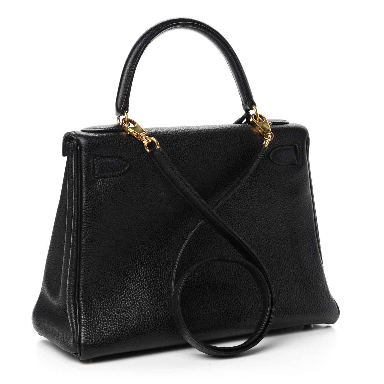 Hermes Togo Kelly Retourne 28 Black 3 of 14