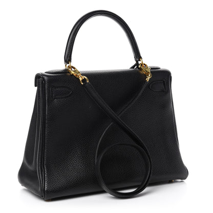 Hermes Togo Kelly Retourne 28 Black 3 of 14