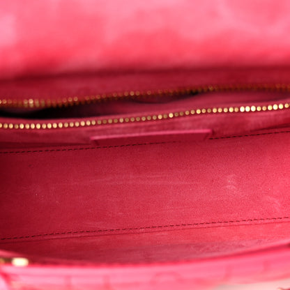 Christian Dior Lambskin Cannage Small My ABCDior Lady Dior Passion Pink 5 of 10