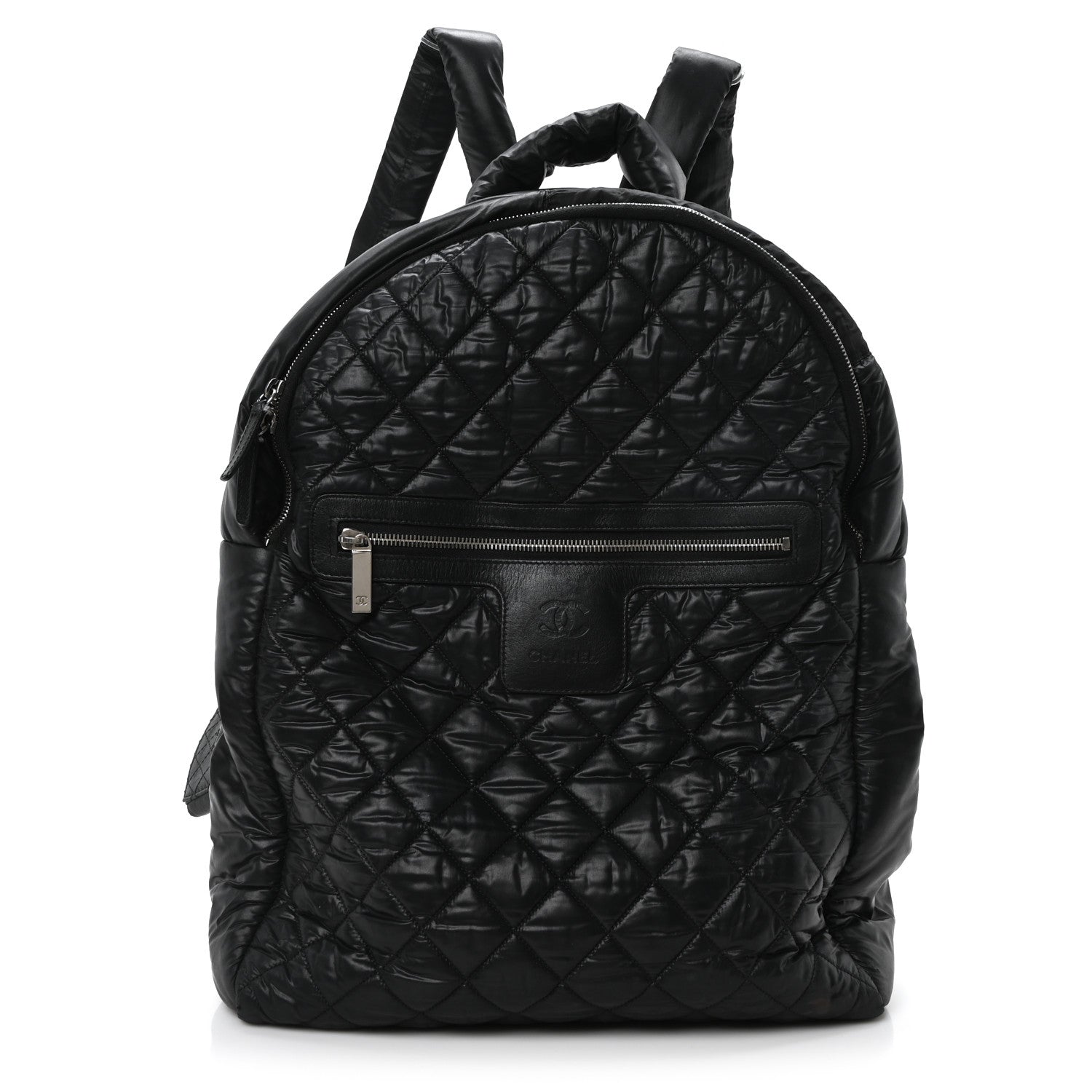 Chanel Nylon Quilted Coco Cocoon Backpack Black 1 of 11
