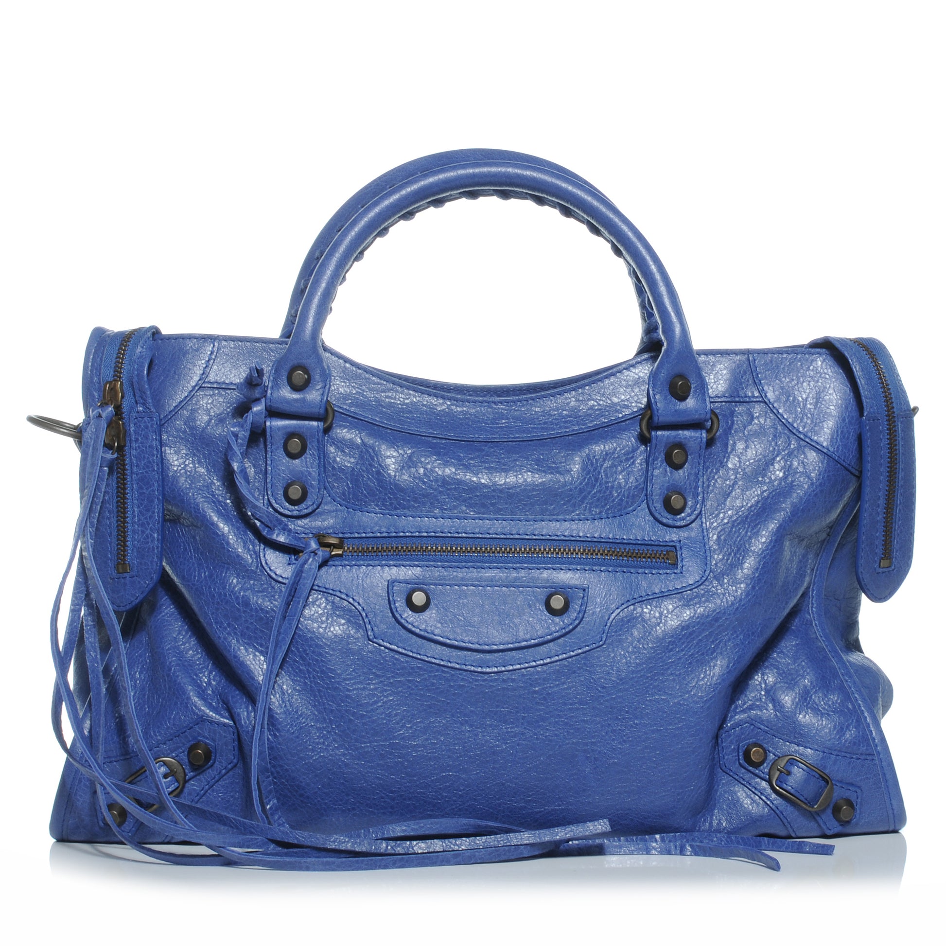 Balenciaga Agneau Classic Hardware City Bleut Bleu Glacier 1 of 7