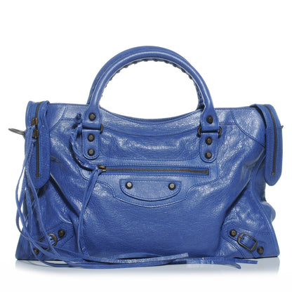 Balenciaga Agneau Classic Hardware City Bleut Bleu Glacier 1 of 7
