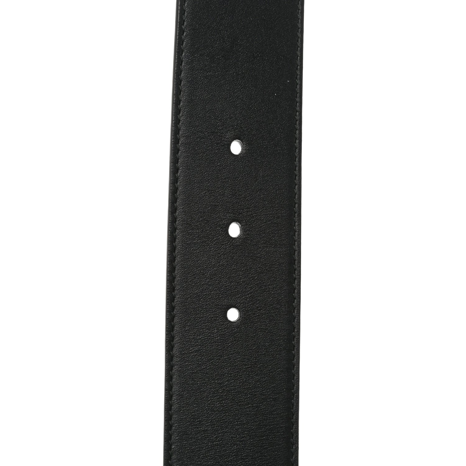 Gucci Calfskin Crystal Tiger Head Buckle Belt 80 32 Black 3 of 7