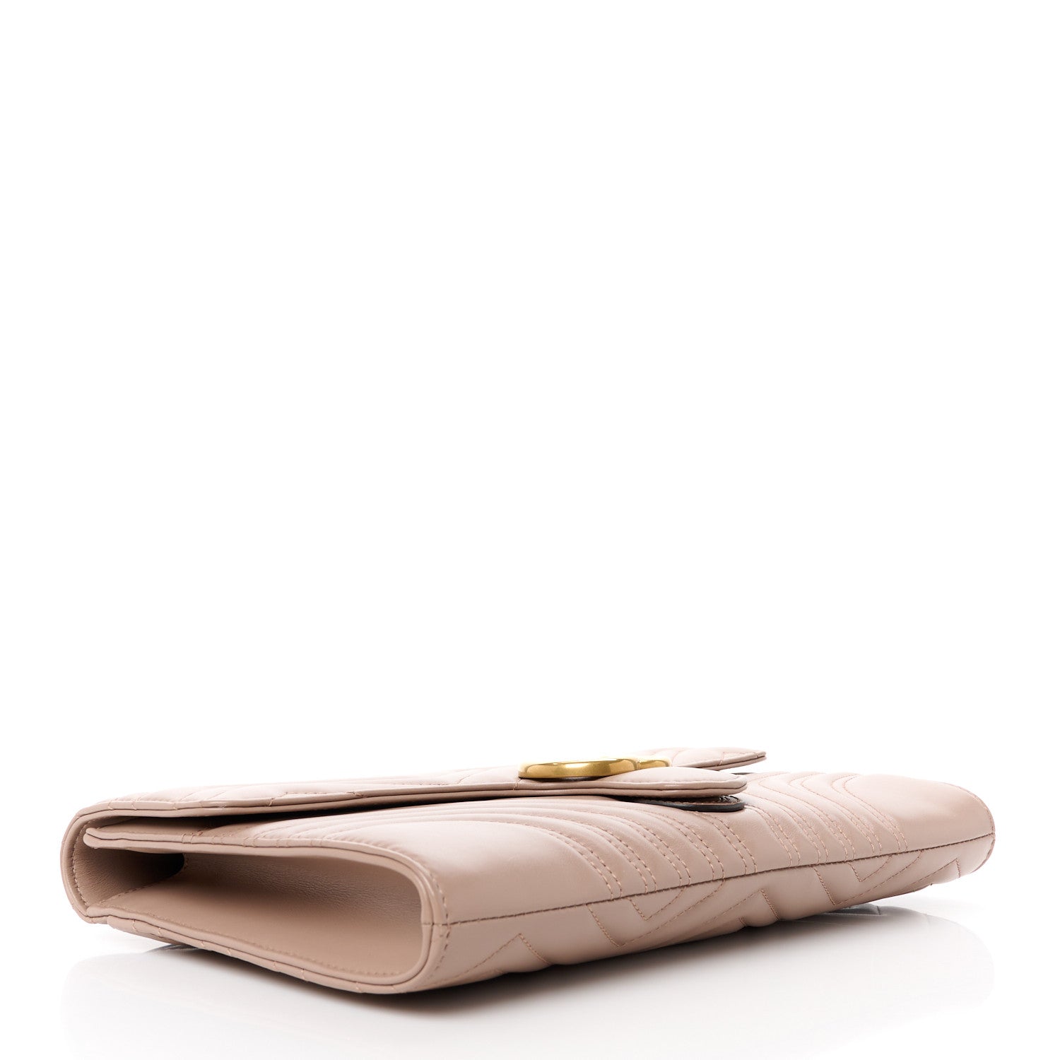 Gucci Calfskin Matelasse GG Marmont Clutch Porcelain Rose 4 of 11
