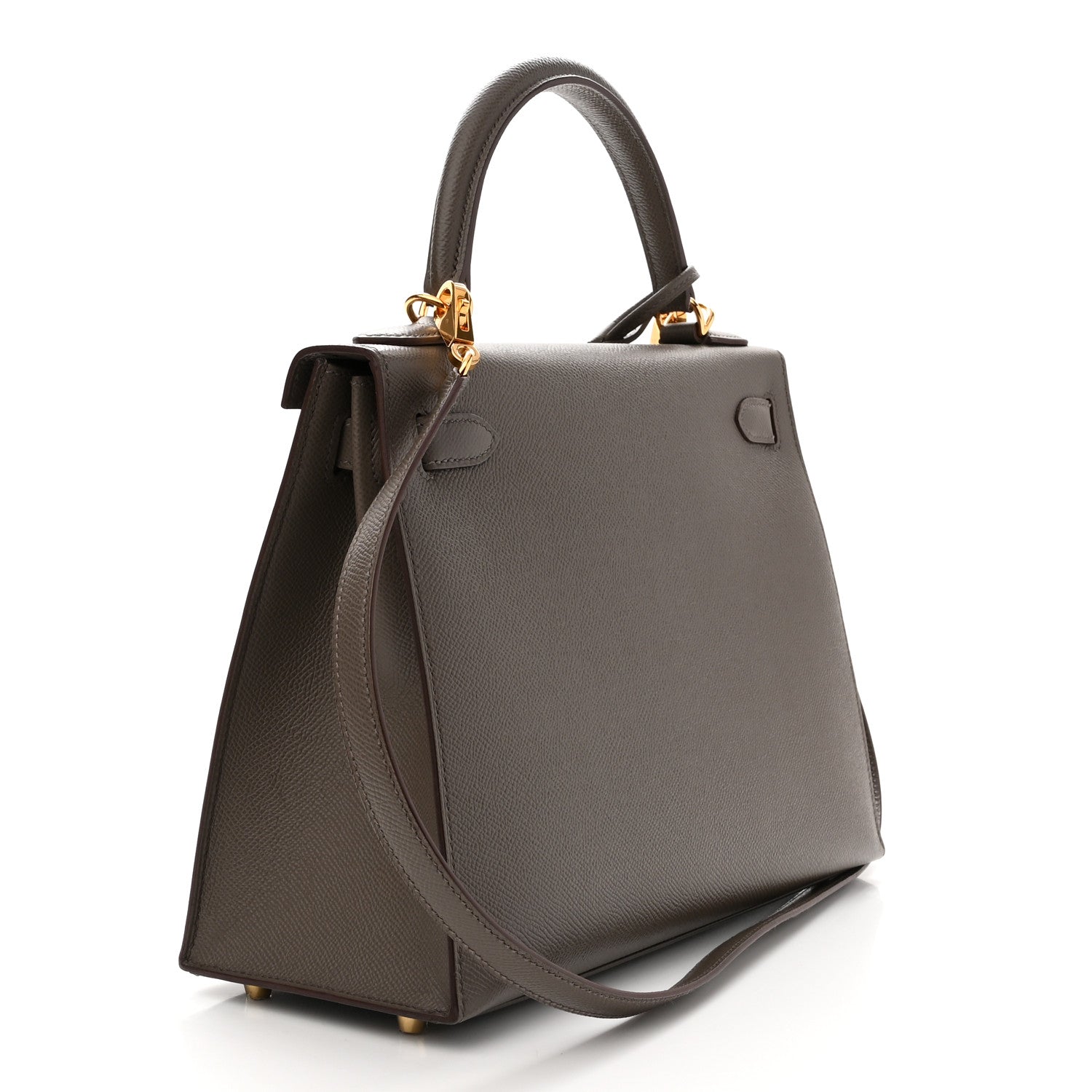Hermes Epsom Kelly Sellier 28 Etain 3 of 12