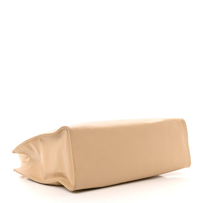 Telfar Vegan Leather Medium Shopping Bag Cream 4 of 15