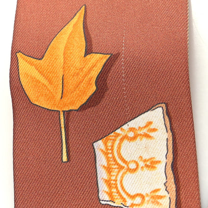 Hermes Silk In The Pocket Twilly Beige Orange Sable 4 of 4