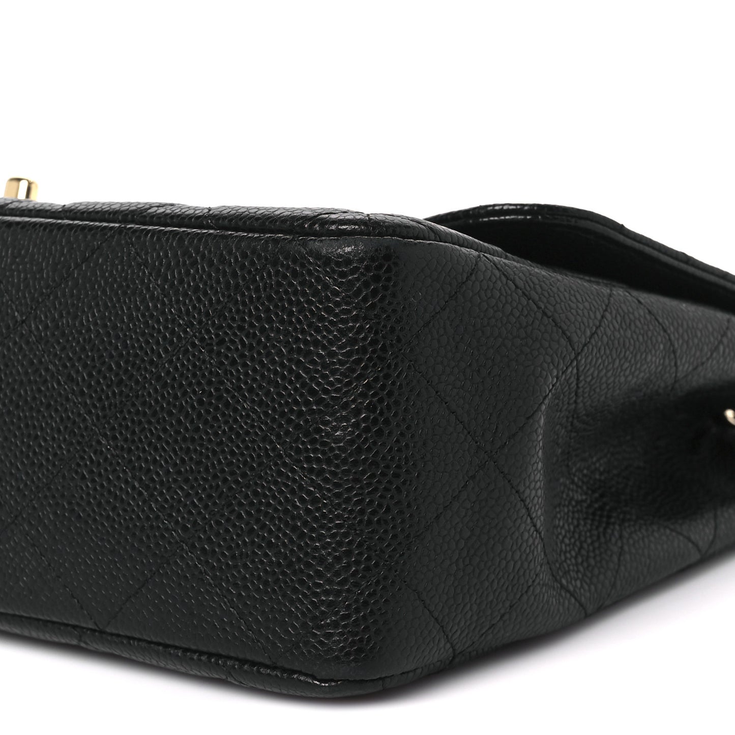 Caviar Quilted Jumbo Single Flap Black