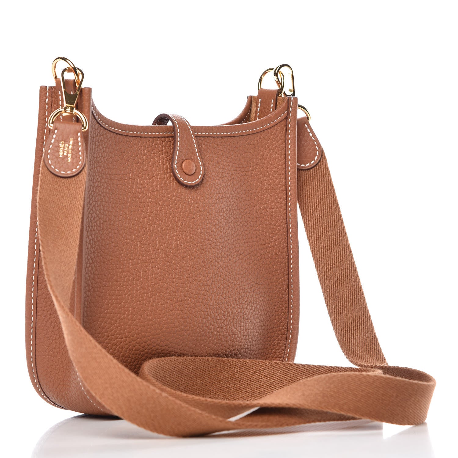 Hermes Taurillon Clemence Evelyne TPM Gold 3 of 11