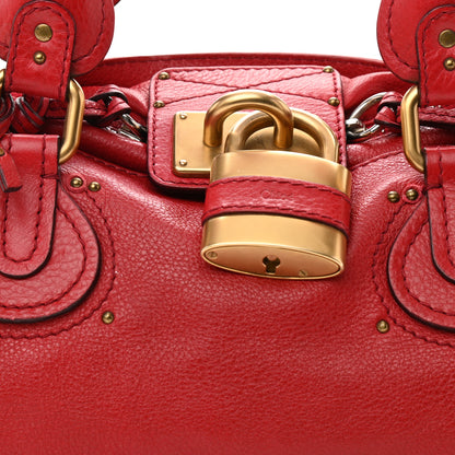 Chloe Calfskin Medium Paddington Satchel Rouge 11 of 15