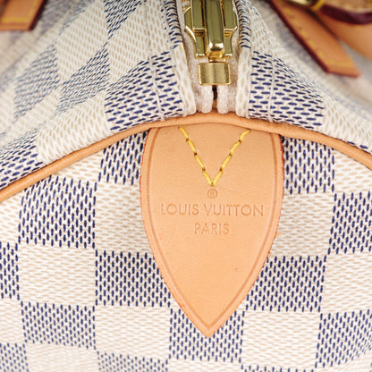 Louis Vuitton Damier Azur Speedy 30 7 of 8