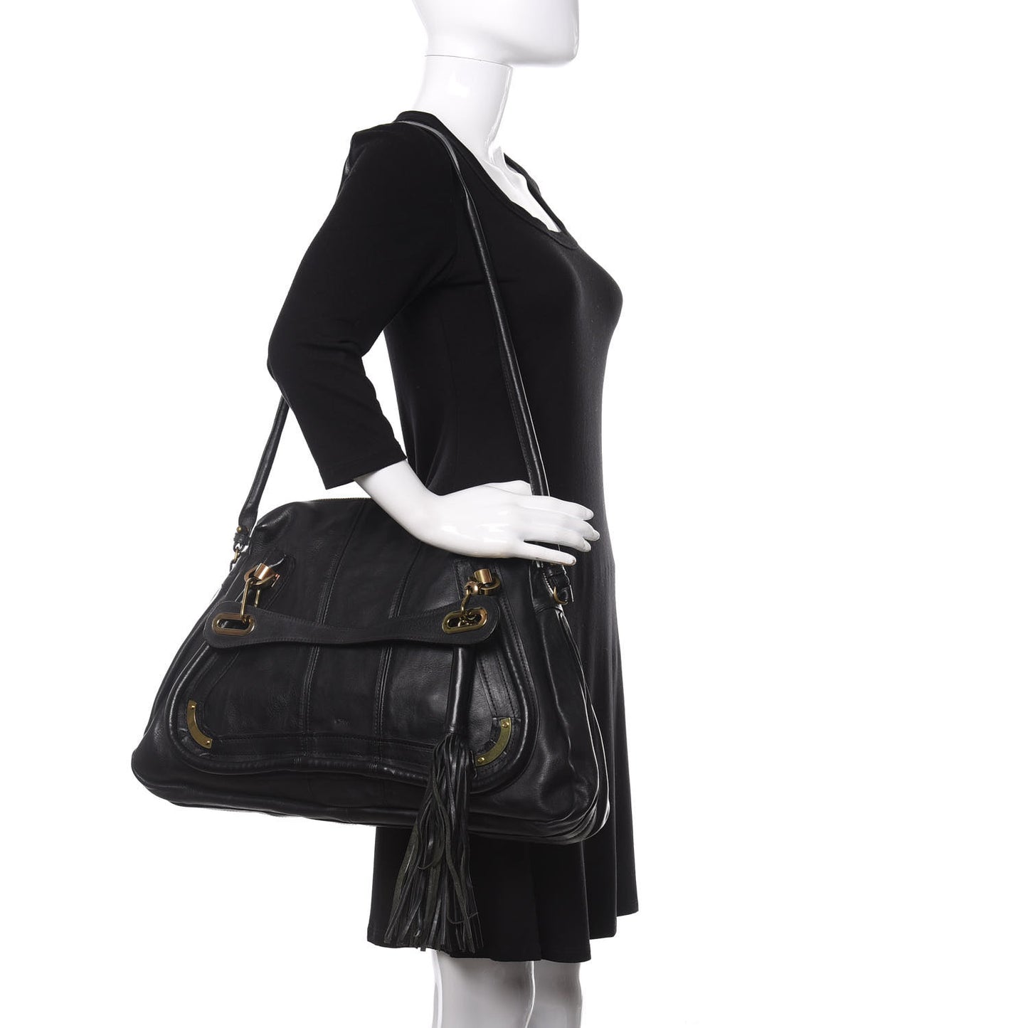 Calfskin Large Paraty Black