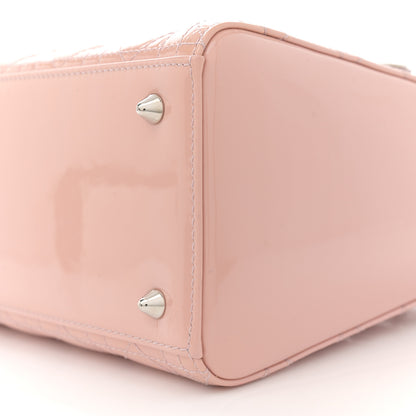 Christian Dior Patent Cannage Medium Lady Dior Rose Clair 10 of 11