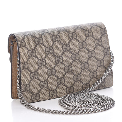 Gucci GG Supreme Monogram Super Mini Dionysus Shoulder Bag Taupe 3 of 10