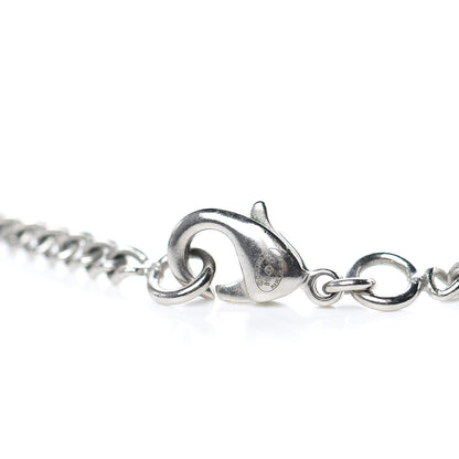 Chanel Baguette Crystal Moon CC Necklace Silver 5 of 7
