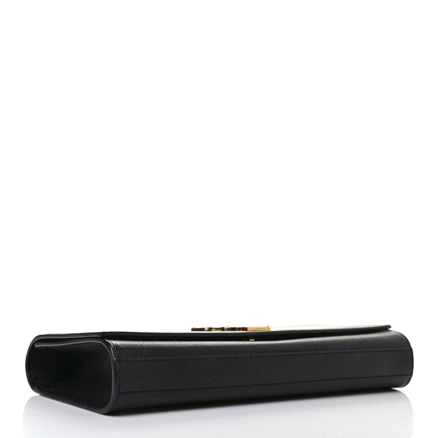 Saint Laurent Grain De Poudre Monogram Cassandre Clutch Black 6 of 15