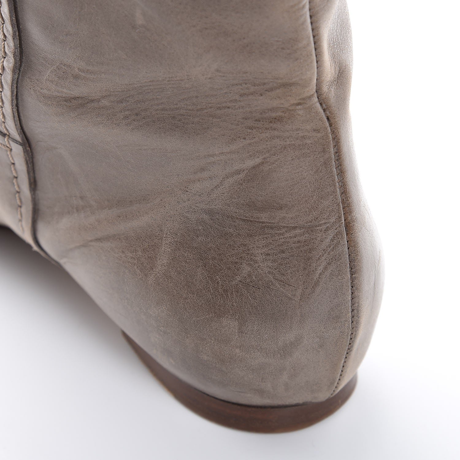 Chloe Calfskin Heloise Tall Riding Boots 40.5 Grey 17 of 17