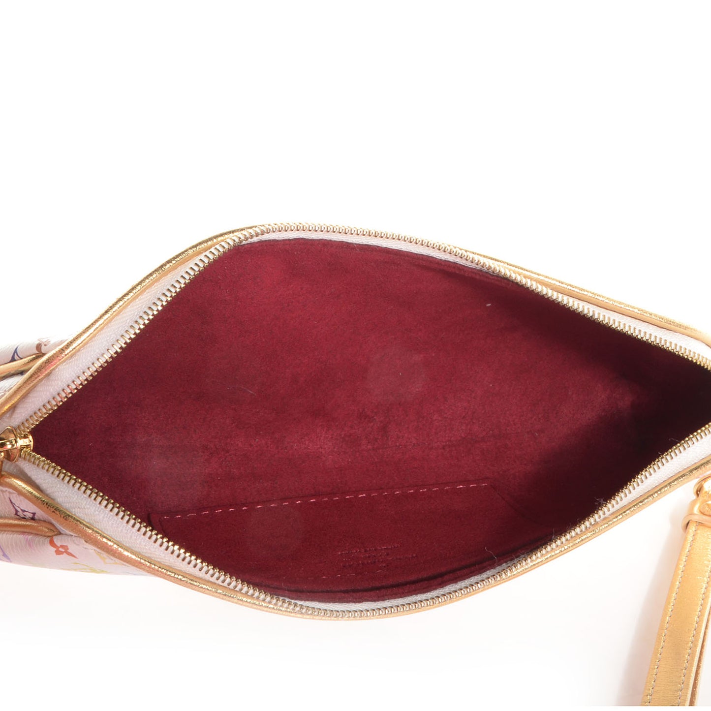 Monogram Multicolor Kate Clutch White