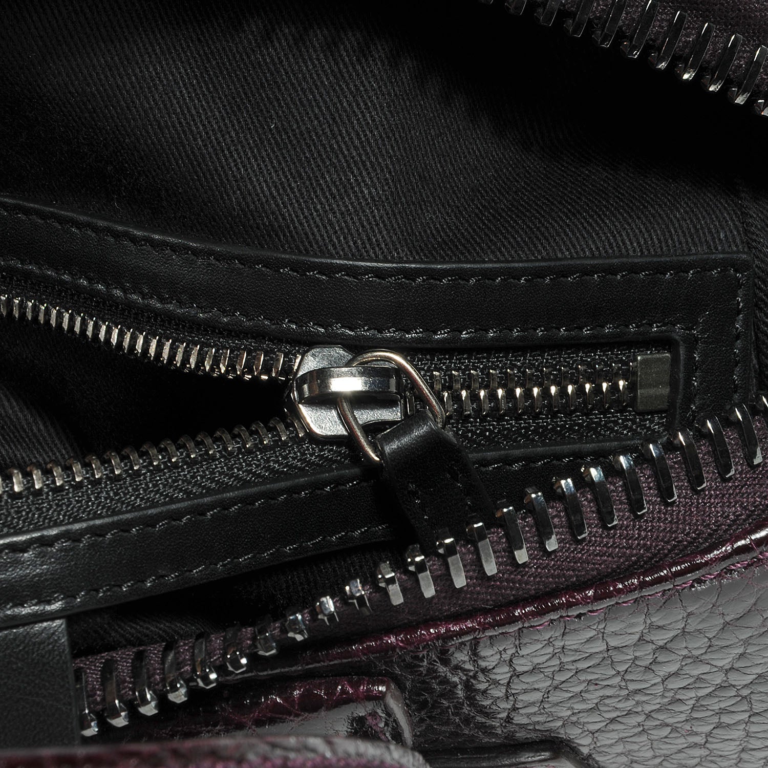 Givenchy Grained Goatskin Small Antigona Dark Purple 6 of 11