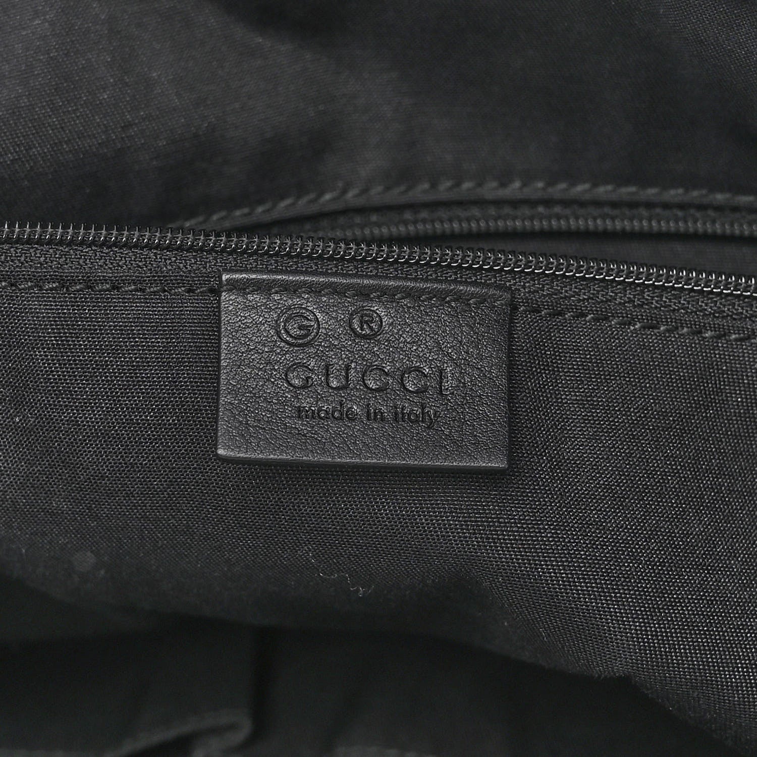 Gucci Guccissima Large GG Charm Convertible Dome Satchel Black 6 of 11