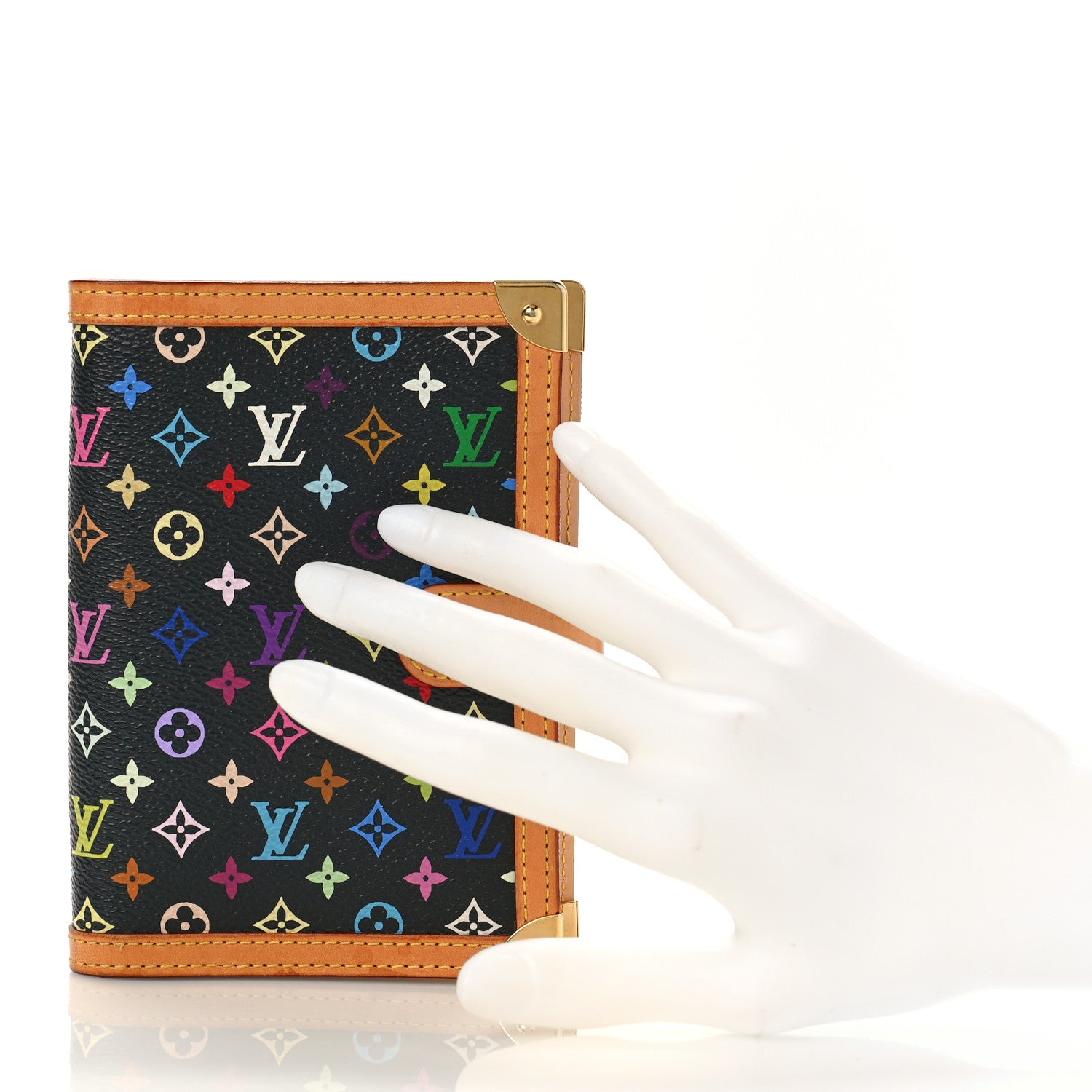 Louis Vuitton Monogram Multicolor Agenda PM Black 2 of 9
