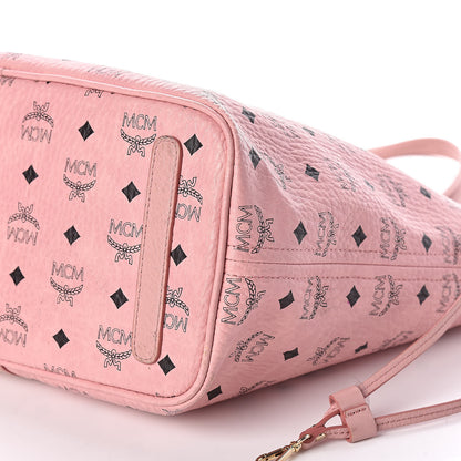 MCM Visetos Medium Liz Reversible Shopper Tote Soft Pink 13 of 20