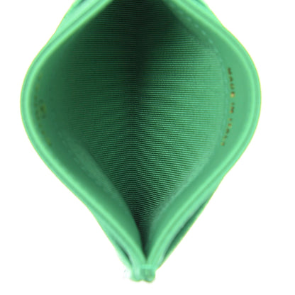 Chanel Caviar Quilted Card Holder Green 5 of 7