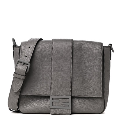Fendi Cuoio Romano Monochrome Medium Baguette Messenger Argilla 1 of 4