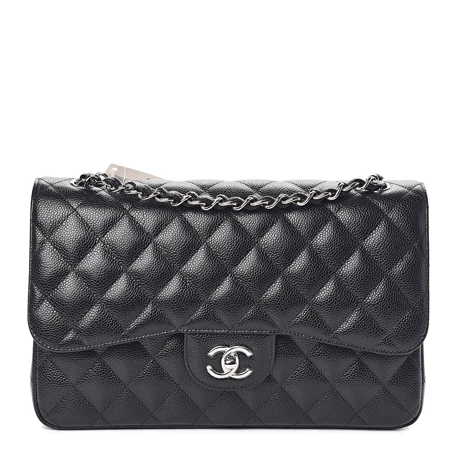 Chanel Caviar Quilted Jumbo Double Flap Black 1 of 9
