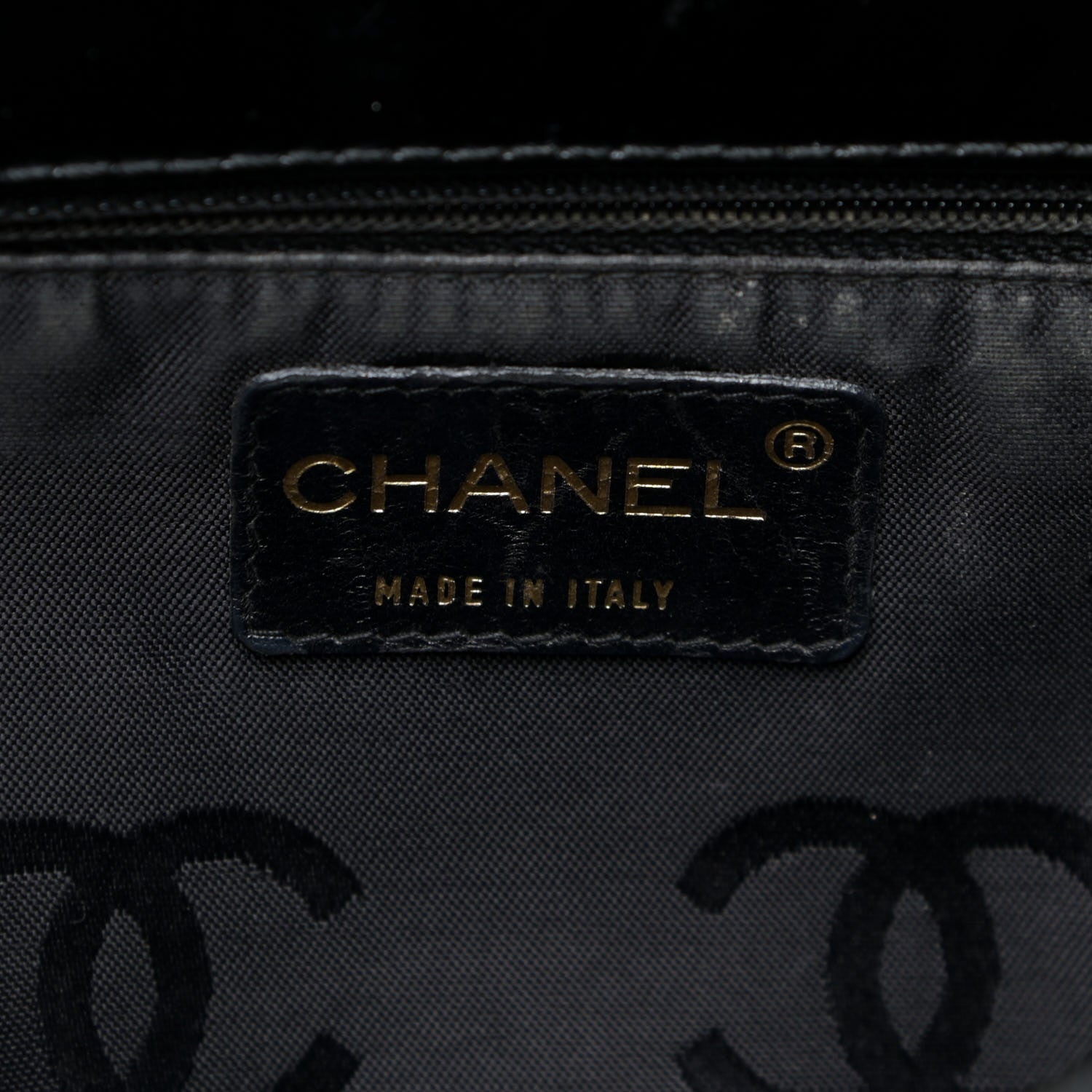 Chanel Patent Chocolate Bar CC Tote Black 5 of 23
