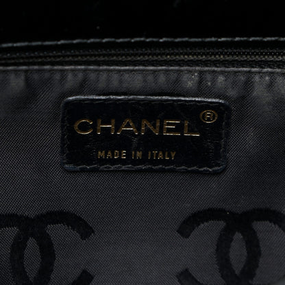 Chanel Patent Chocolate Bar CC Tote Black 5 of 23