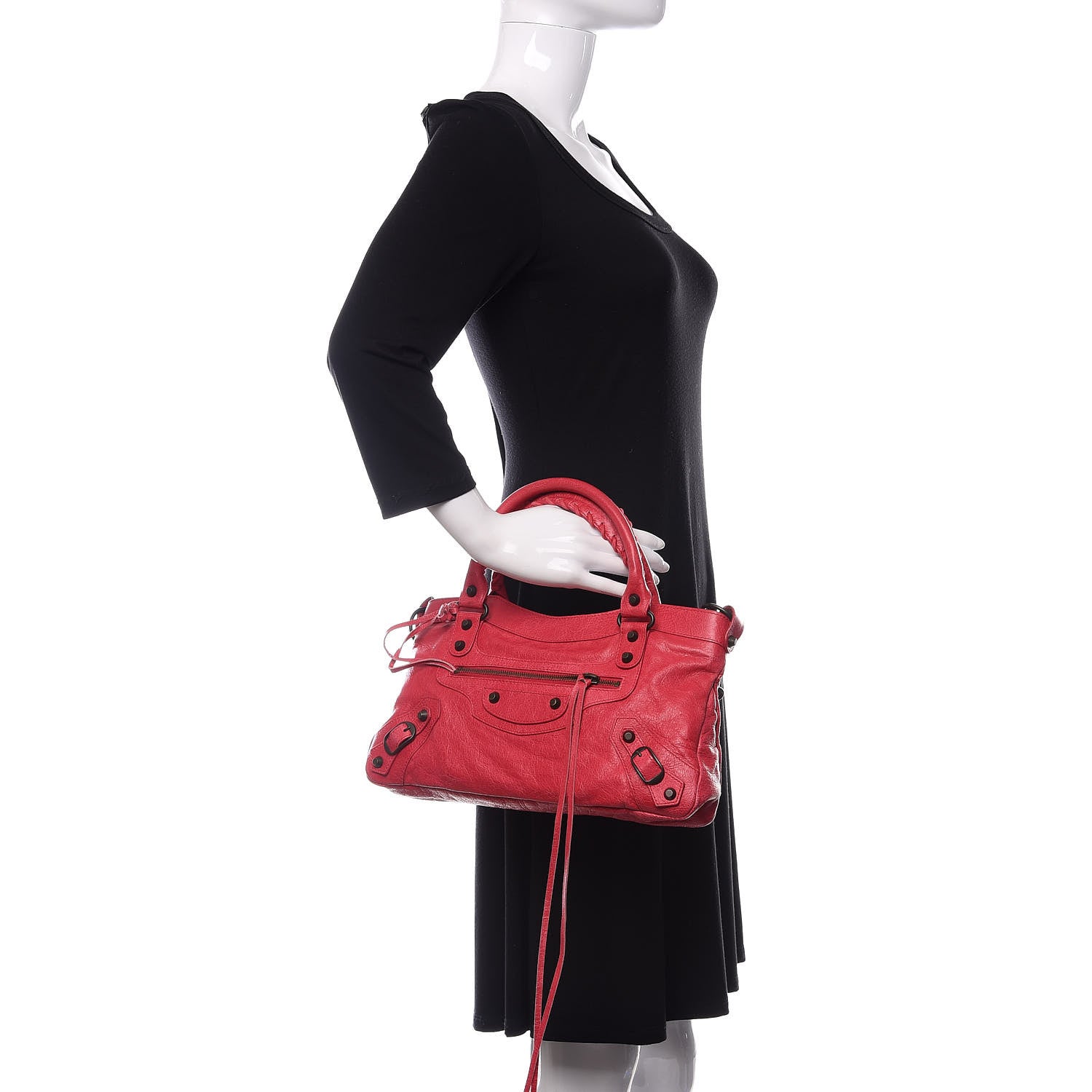 Balenciaga Agneau Classic Hardware First Rose Thulian 3 of 16