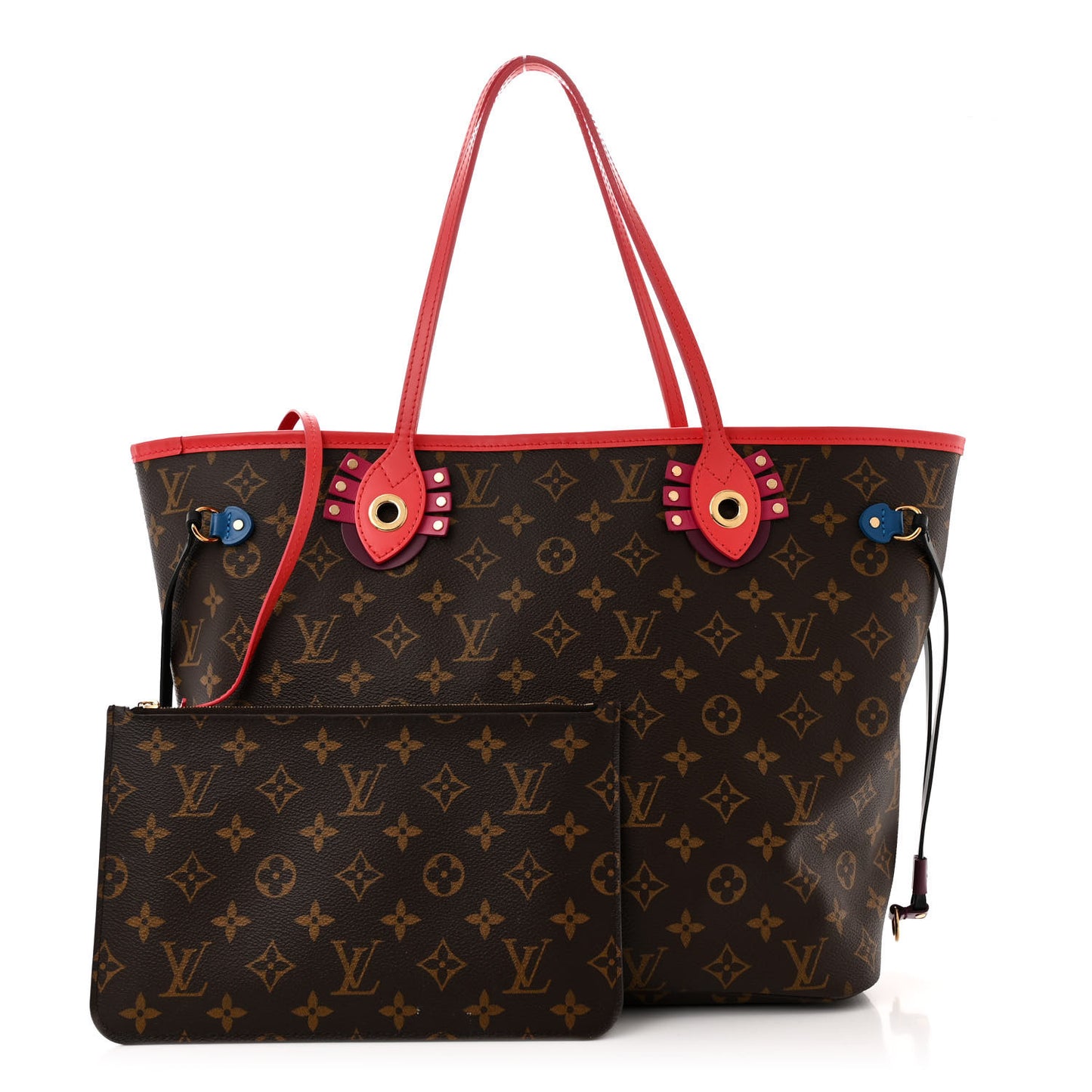 Monogram Totem Neo Neverfull MM Flamingo
