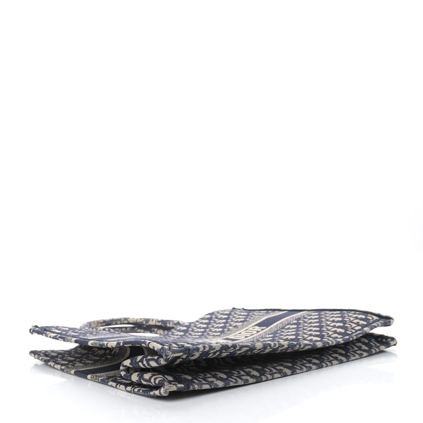 Oblique Book Tote Blue Multicolor
