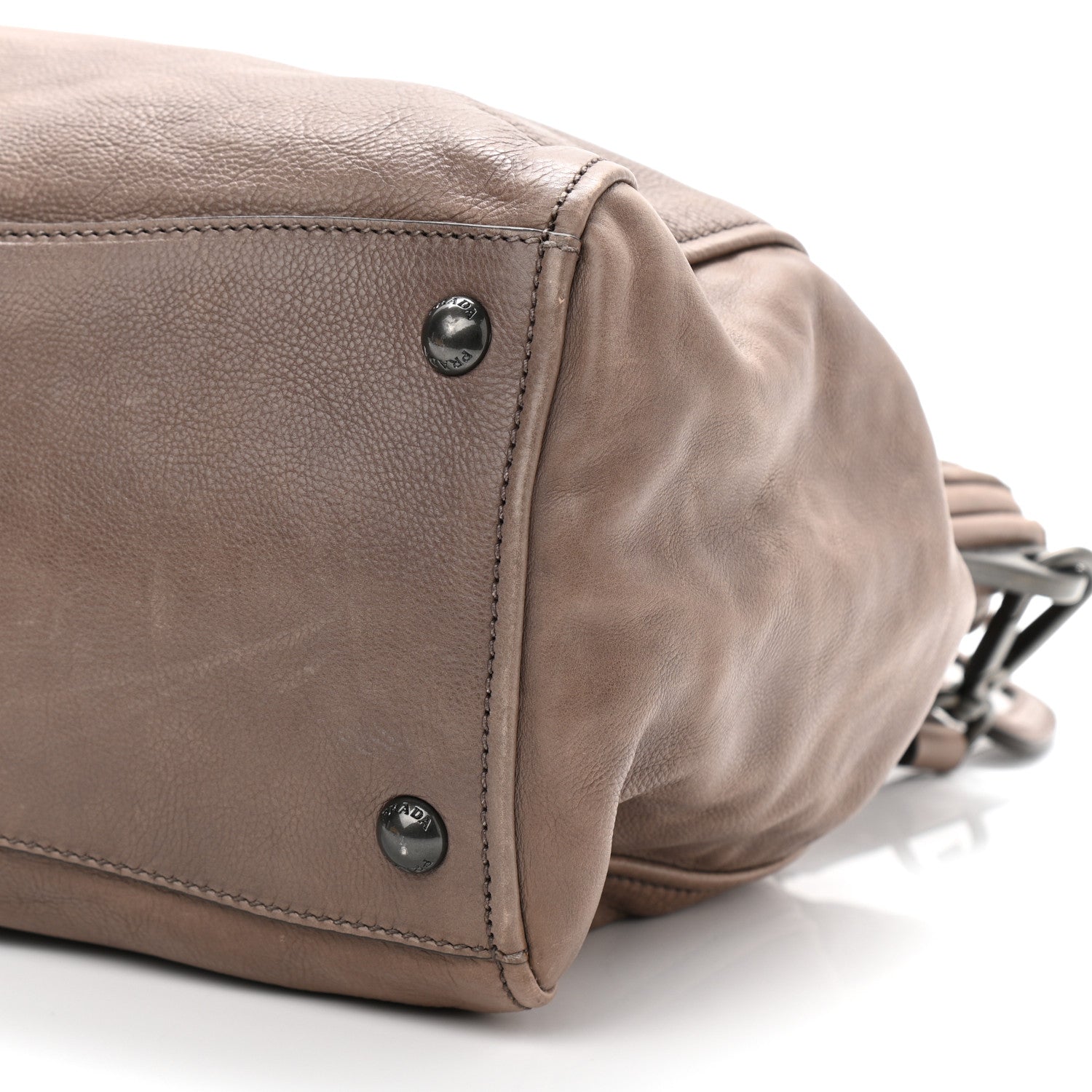 Prada Soft Calf Satchel Bambu 6 of 12
