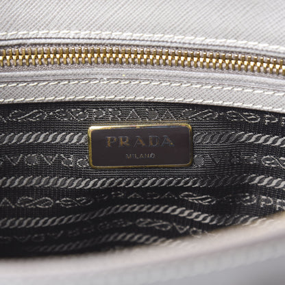 Prada Saffiano Mini Galleria Double Zip Tote Argilla 5 of 9